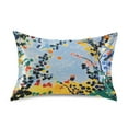 thumbnail image 7 of Yayeee Pillowcase King Size Set of 2 Satin Wrinkle Resistant Pillow Case, Colorful Leaves, 7 of 7