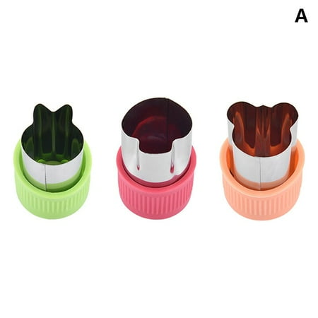

3Pcs/Set Star Heart Shape Vegetables Cutter Plastic Handle Portable Cook Tools Stainless Steel Fruit Cutting Die Kitchen Gadgets