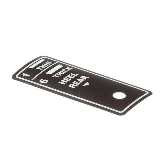 Antunes 1001552 Cam Heel Label