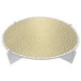 thumbnail image 3 of FOMIYES 1 Set Golden Paper Cake Stand Round Shape For Diy Display And Birthday Cupcake Holder, 3 of 8