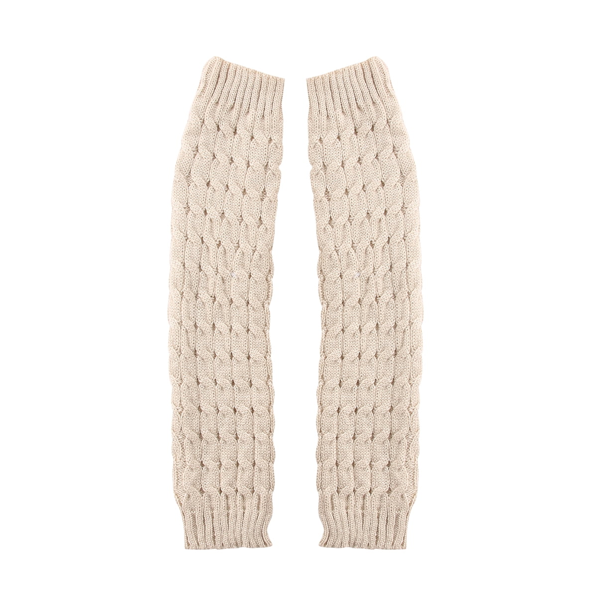 Women Winter Warm Knit High Knee Leg Warmers Crochet Leggings Slouch Boot Socks