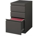 thumbnail image 5 of Scranton & Co 20" 3-Drawer Metal Mobile Pedestal Filing Cabinet in Espresso, 5 of 7