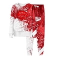 thumbnail image 1 of MKLEKYY Vêtements d'Automne Femmes Mode Ample Imprimé Col Rond Sweat à Capuche Manches Longues Pantalon Survêtement Femmes Coupe Décontractée, 1 of 2