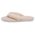 thumbnail image 3 of Onmygogo Women's Slippers, Anti Slip Plush Open Toe, Platform Beige, Size 9-10, 3 of 6