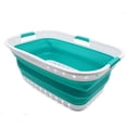 thumbnail image 6 of SAMMART 44L Collapsible Plastic Laundry Basket - Foldable Pop Up Storage Container / Organizer - Portable Washing Tub - Space Saving Hamper / Basket, 6 of 7