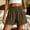 Army Green1, variant on Kojanyu Women's High Waisted Cotton Shorts Casual Loose Drawstring Lounge Shorts with Pockets Summer Beach Shorts