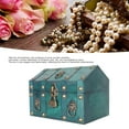 thumbnail image 4 of Wooden Treasure Chest with Combination Lock Handcrafted Jewelry Storage Box Secure Keepsake Box for Valuables Home Decor, 4 of 7
