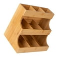 thumbnail image 4 of Tea Sugar Coffee Bags Storage Rack Wooden Tea Bag Holder Office Supply, 4 of 6