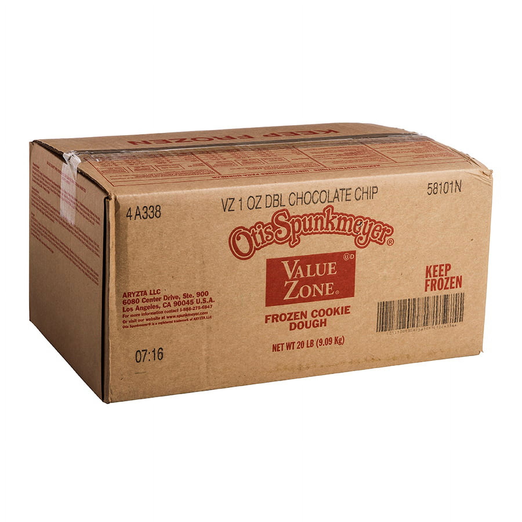 Otis Spunkmeyer Value Zone Double Chocolate Chip Frozen Cookie