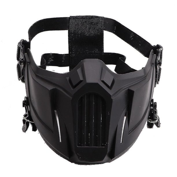 Máscara facial de seguridad ajustable para exteriores, resistente al viento, al polvo, para cosplay, esquí y ciclismo