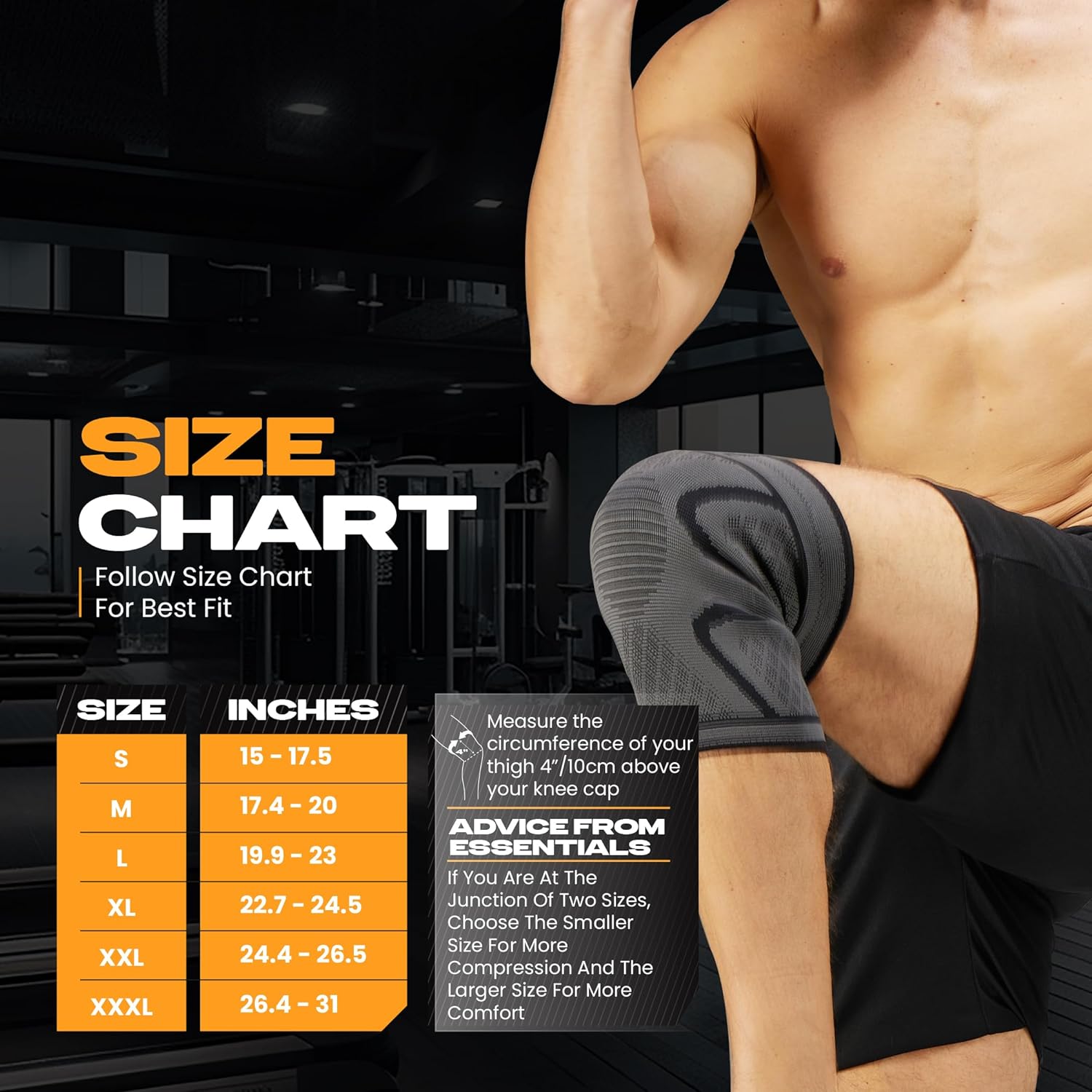 Special Essentials Knee Compression Sleeve 2 Pack photo 6