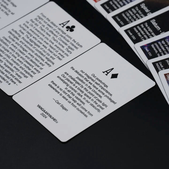 ASTRONOMY PLAYING CARDS by Yangaanyauhei