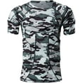 thumbnail image 1 of Camiseta de compresión acolchada con protector de pecho para fútbol, fútbol y paintball., 1 of 5