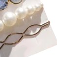 thumbnail image 5 of Pearl Clip Delicate Exquisite Alloy Fashionable Girl Hair Clips for Hair Accessories Light Blue, 5 of 5
