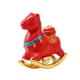 thumbnail image 2 of Estatua de caballo de resina, figura de animal, arte de mesa moderno, artesanía para dormitorio y sala de estar. rojo, 2 of 8