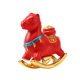 thumbnail image 2 of Figura de caballo, estatuilla, caballo balancín, escultura decorativa, adorno de mesa, resina rojo, 2 of 8