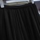 thumbnail image 2 of TaTaai Women Ribbed Mesh Pleated Skirt Ice Silk A-Line Flared Midi Skirt Ladies Spring Summer Daily Commute Office Wear Lightweight Breathable Non-See-Through Stylish Skirt Gift, 2 of 4