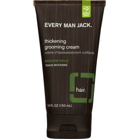 Every Man Jack Thickening Grooming Cream, Tea Tree, 5 (Best Grooming Cream For Men)