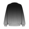 thumbnail image 4 of Besolor Knit Sweatshirt for Women Fall Fashion Round Neck Gradient Color Pullover Shirts Ladies Long Sleeved Tops, 4 of 7