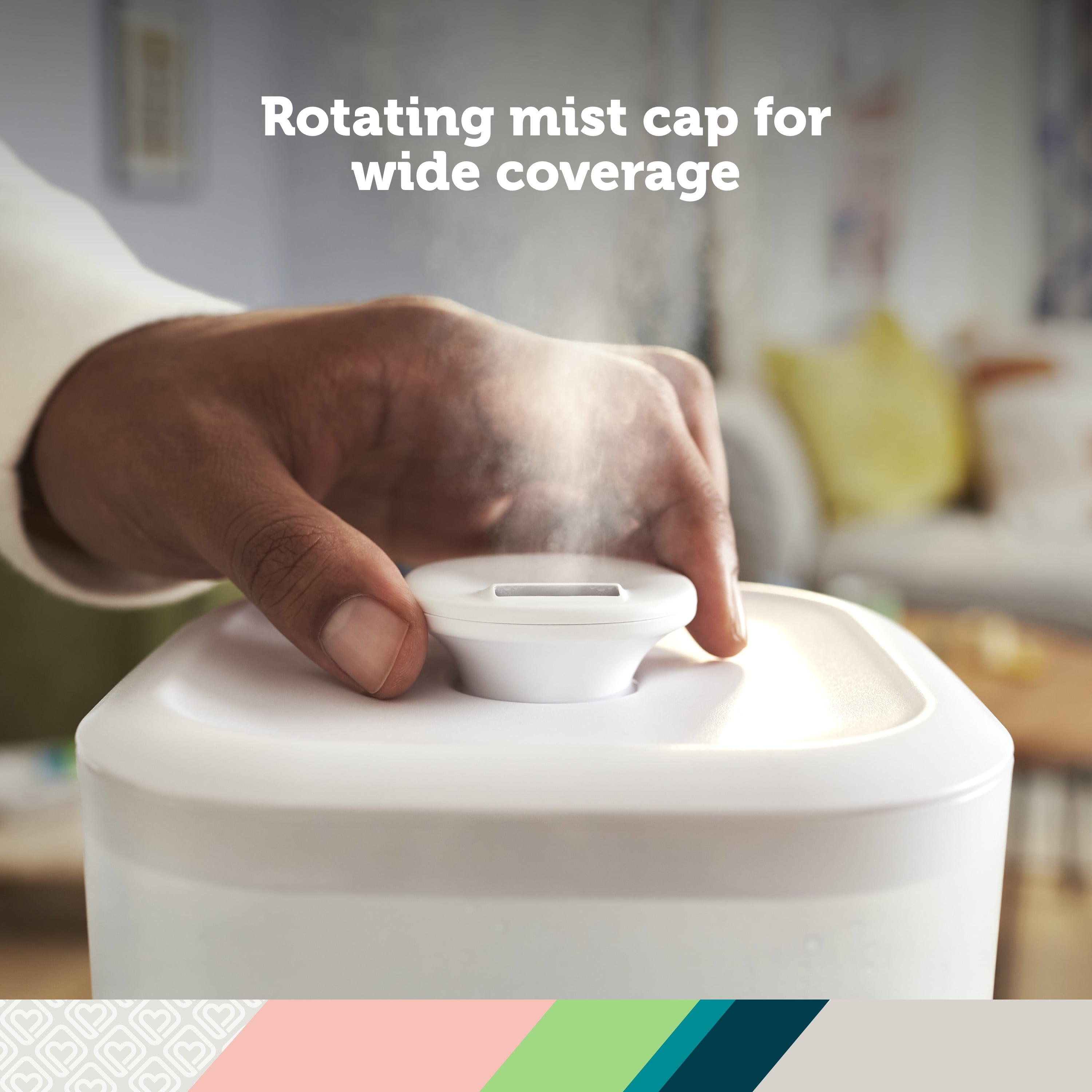 Safety 1st Easy-Fill Cool Mist Humidifier, White