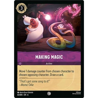 lorcana card creator Disney Into the Inklands Super Rare Genie Disney Lorcana Trading Card Game