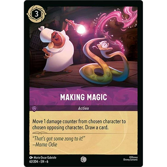 Disney Lorcana Azurite Sea Common Making Magic #62
