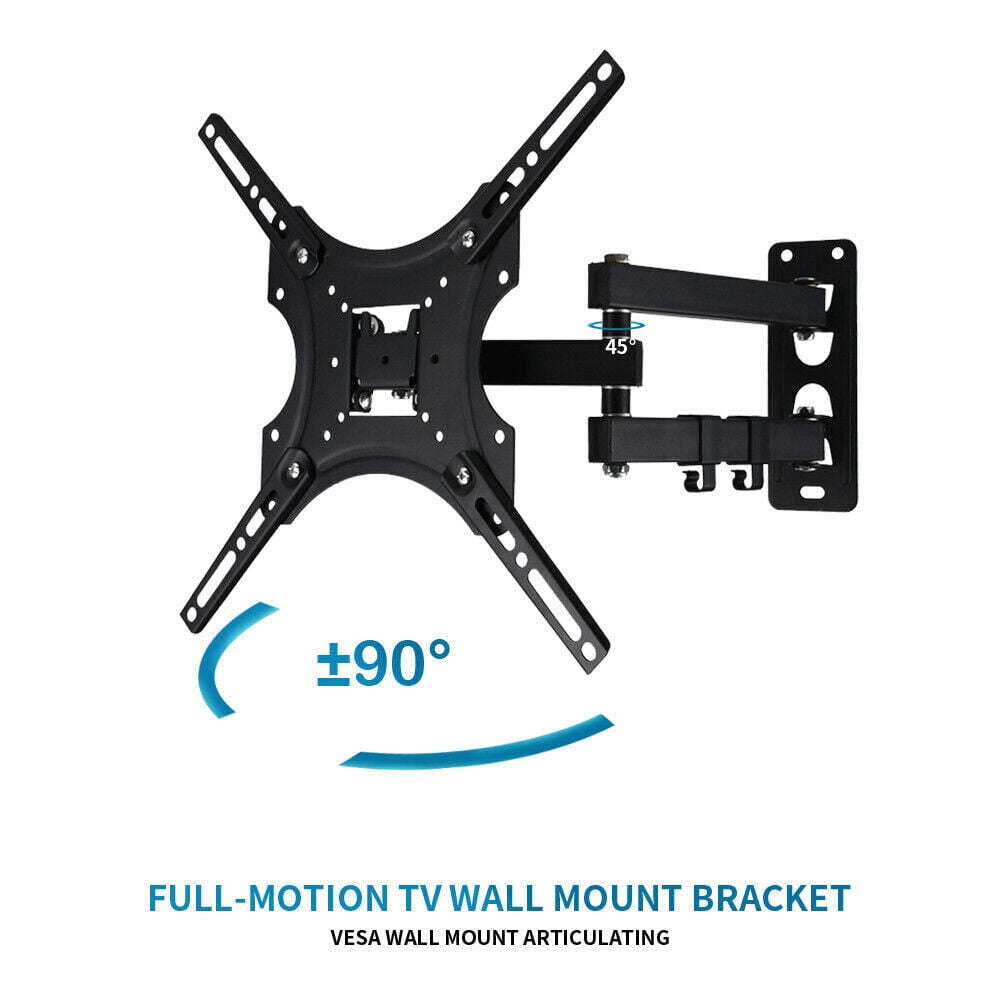 TV Wall Mount Swivel and Tilt Full Motion for Most 32to 55 inch TV Mount up to 44lbs
