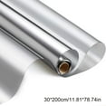 thumbnail image 2 of Window Film Privacy Reflective Mirror Film Removable Heat Insulation Stick, Silver, 30CM x 200CM, 2 of 8