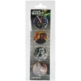 thumbnail image 2 of Star Wars Villians Four 4 Piece Button Set, 2 of 2
