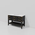 thumbnail image 5 of Norwalk 48 in W x 22 in D Black Oak Single Bath Vanity and Cultured Marble Top, 5 of 8
