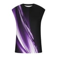 thumbnail image 4 of EchfiProm Tank Tops for Men Sleeveless Purple Tank Tops Round Neck Graphic Prints Tank Tops XXL, 4 of 5