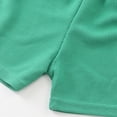 thumbnail image 5 of NIEWTR Boys Athletic Short Sets 2 Piece T-Shirt and Shorts for Kids Loose Mesh Outfit Sets(Green,5-6 Years), 5 of 8