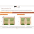 thumbnail image 5 of 4ft. H x 5.3ft. W Fresno WoodTek Vinyl Cedar Color Screen Kit (2 Panels), 5 of 12