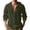 Army Green, variant on Men's Long Sleeve Polo Shirt,Linen Vintage Inspired Long Sleeve Top,Smart Casual & Preppy Style | Mens Shirts Long Sleeve