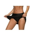 thumbnail image 2 of Charmo Women's Swim Skirt High Waist Swim Skirt with Briefs Bikini Tankini Bottom Solid Swimdress Skirt, 2 of 7