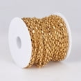 thumbnail image 3 of 1 Roll 304 Stainless Steel Box Chains Unwelded with Spool Golden 2mm Link: 4x2x1mm about 82.02 Feet(25m)/roll, 3 of 3