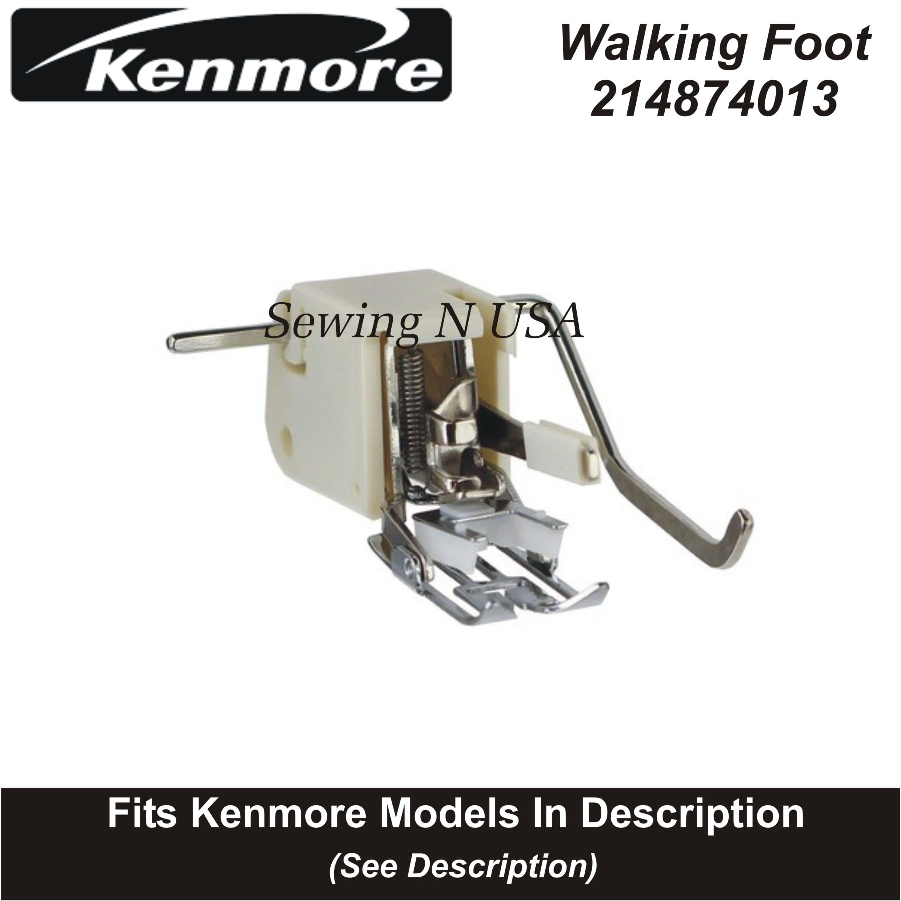 Kenmore Low Shank (7mm) Walking Foot 214874013 Fits Models In