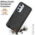 thumbnail image 6 of Njjex for Samsung Galaxy A55 5G Phone Case,Shockproof Dust/Drop Proof 2-Layer Full Body Protective Heavy Duty Durable Rugged Hybrid Cover for Galaxy A55 5G,Black, 6 of 6