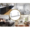 thumbnail image 3 of Shiyou-porte-serviettes de Cuisine sur Porte d'Armoire Barre Rétractable 2 Pcs en Acier Inoxydable, 3 of 4