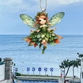 thumbnail image 4 of Dsscvnef Enchanting Flower Fairy Acrylic Pendant Suitable for Car Backpack Keychain Perfect Holiday Giving, 4 of 6