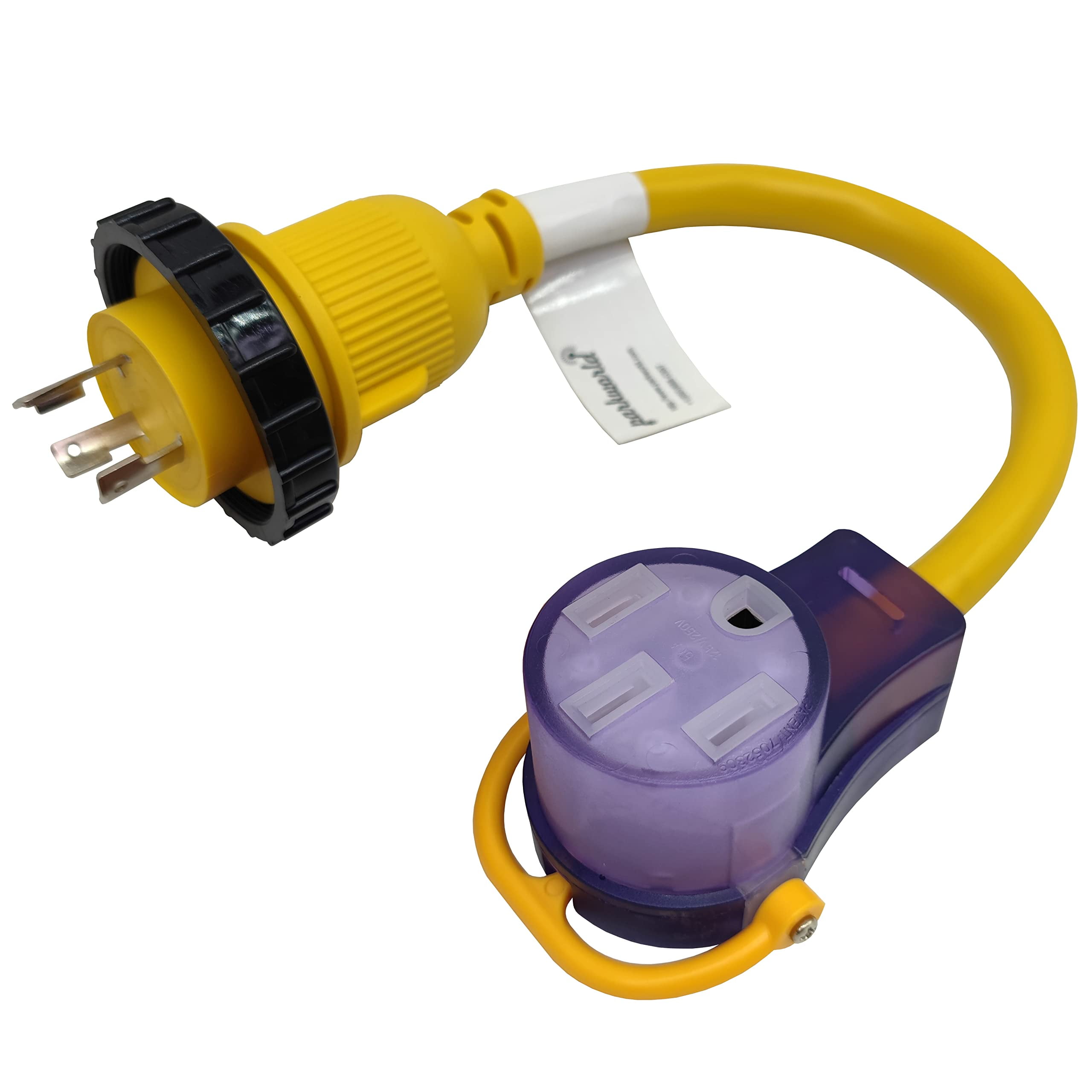 Parkworld 63630 Shore Power 30A to EV Adapter Cord NEMA L530P to 14