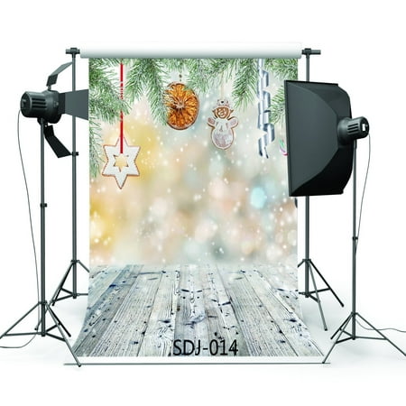 Image of GreenDecor 5x7ft Christmas Atmosphere Series Photography Backdrop Photo Background Studio Prop