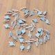 thumbnail image 5 of 50 Uds Mini Clips de madera pinzas para la ropa Clips artesanales con corazones para decoración del Día de San Valentín para fiesta de boda, 5 of 8