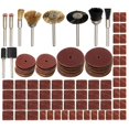 thumbnail image 2 of HLONK 150Pcs Rotary Power Tool Fits Dremel 1/8” Shank Sanding Polish Accessory Bit Set, 2 of 13