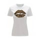 thumbnail image 2 of Playera Blusa Con Impresion De Beso Animal Print Sexy Color Blanco Talla Mediana Marca Emil SaEs, 2 of 4