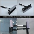 thumbnail image 2 of Dual Side Window Wiper for Home with Comfortable Handle Easy to Use Black PP Silicone Sponge 1pc, 2 of 8