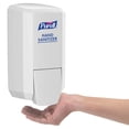 thumbnail image 4 of PURELL CS2 Manual Hand Sanitizer Dispenser Manual - 1.06 quart Capacity - Durable, Wall Mountable, Compact - White - 1Each, 4 of 9
