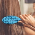 thumbnail image 4 of Seaside Themed Hair Brush - Gentle Detangling Brush with Round-Tip Bristles, Compact & Lightweight for On-The-Go, Perfect for Beach & Tropical Styling, 4 of 6