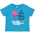 thumbnail image 3 of Inktastic Not Going to Deal with This Today- Sleeping Flamingo Boys or Girls Toddler T-Shirt, 3 of 5