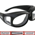 thumbnail image 5 of OUTFITTER - Photochromic Light Adjusting Lenses- Motorcycle Sunglasses - FREE Rubber EAR LOCKS, 5 of 6
